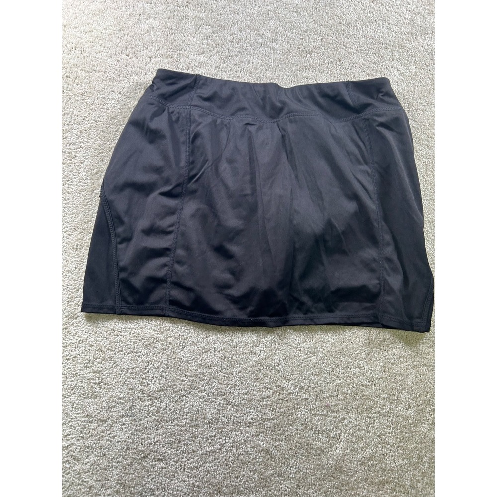 Tangerine Women's Black Athletic Skort Medium Stretch Pocket‎